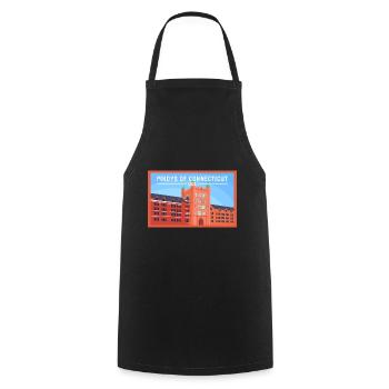 Connecticut Fil-Am Design pour Proud Pinoys - Tablier de cuisine - noir - Devant - AI Model Male 185 dark (185cm)