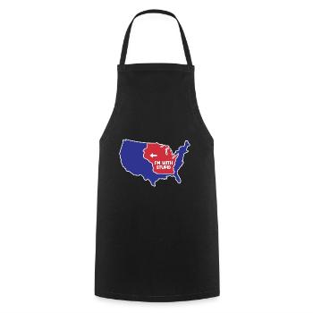 Wisconsin Design für patriotische Wisconsinites - Kochschürze - Schwarz - Vorne - AI Model Male 185 dark (185cm)