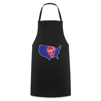 Illinois US Design für patriotische Illinoisaner - Kochschürze - Schwarz - Vorne - AI Model Male 185 dark (185cm)