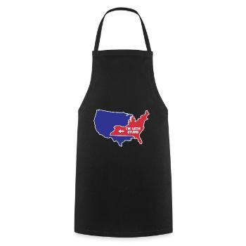 New York State Design für patriotische New Yorker - Kochschürze - Schwarz - Vorne - AI Model Male 185 dark (185cm)