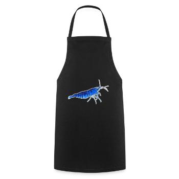 Blue Tiger Shrimp Pet Design for Proud - Cooking Apron - black - Front - AI Model Male 185 dark (185cm)