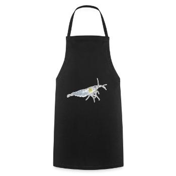 Snowball Shrimp Pet Design for proud shrimp fans - Cooking Apron - black - Front - AI Model Male 185 dark (185cm)