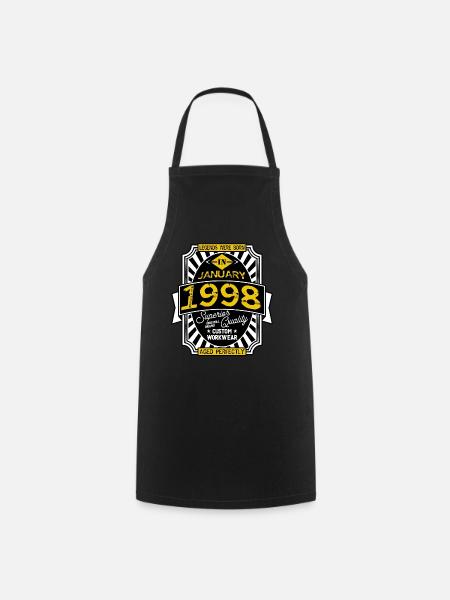 1998 JANUARY - Cooking Apron - black