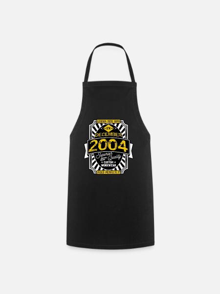 2004 DECEMBER - Cooking Apron - black