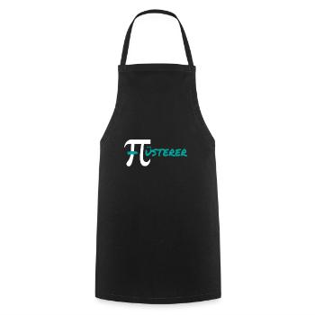 Pi Flüsterer - Kochschürze - Schwarz - Vorne - AI Model Male 185 dark (185cm)