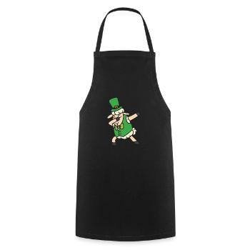 Schaf Dab Dabbing Tanz Hip Hop St Patricks Day - Kochschürze - Schwarz - Vorne - AI Model Male 185 dark (185cm)