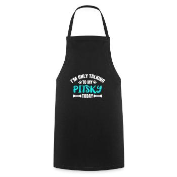 Pitsky - Cooking Apron - black - Front - AI Model Male 185 dark (185cm)