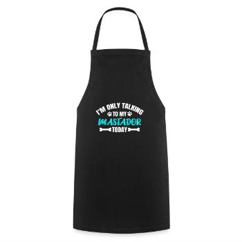 Mastador English Mastiff Labrador Retriever Mix - Cooking Apron - black - Front - AI Model Male 185 dark (185cm)