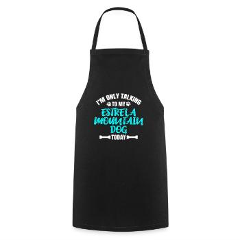 Estrela Mountain Dog Estrela Berghund - Cooking Apron - black - Front - AI Model Male 185 dark (185cm)