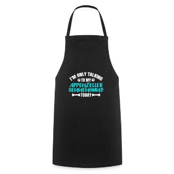 Appenzeller Mountain Dog Owner Owner - Cooking Apron - black - Front - AI Model Male 185 dark (185cm)