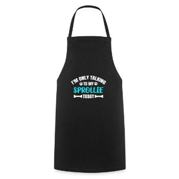Sprollie - Cooking Apron - black - Front - AI Model Male 185 dark (185cm)