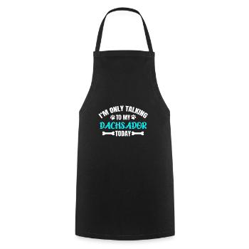 Badger Sador - Cooking Apron - black - Front - AI Model Male 185 dark (185cm)