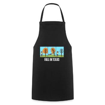 Texas Weather Fall Design pour les fiers Texans - Tablier de cuisine - noir - Devant - AI Model Male 185 dark (185cm)