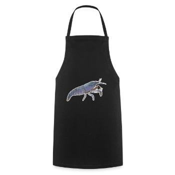 Vampire shrimp pet design for proud shrimp fans - Cooking Apron - black - Front - AI Model Male 185 dark (185cm)