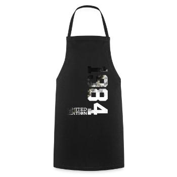 42E ANNIVERSAIRE ÉDITION LIMITÉE 1984 - Tablier de cuisine - noir - Devant - AI Model Male 185 dark (185cm)