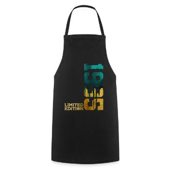 31E ANNIVERSAIRE ÉDITION LIMITÉE 1995 - Tablier de cuisine - noir - Devant - AI Model Male 185 dark (185cm)