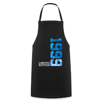 27TH BIRTHDAY LIMITED EDITION 1999 - Cooking Apron - black - Front - AI Model Male 185 dark (185cm)
