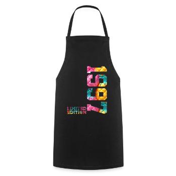 29TH BIRTHDAY LIMITED EDITION 1997 - Cooking Apron - black - Front - AI Model Male 185 dark (185cm)