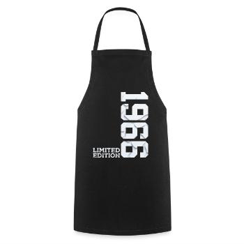 60E ANNIVERSAIRE ÉDITION LIMITÉE 1966 - Tablier de cuisine - noir - Devant - AI Model Male 185 dark (185cm)