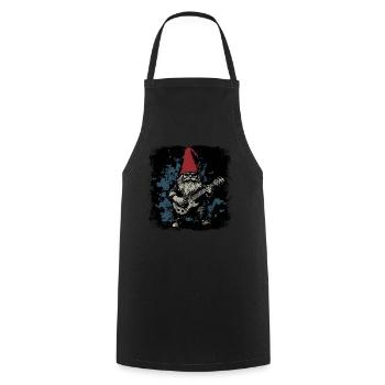 Transat nain de jardin - Tablier de cuisine - noir - Devant - AI Model Male 185 dark (185cm)