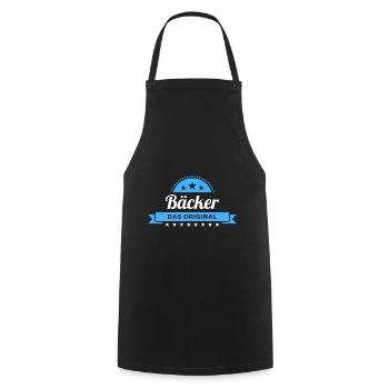 Bäcker Design für stolze Handwerker - Kochschürze - Schwarz - Vorne - AI Model Male 185 dark (185cm)