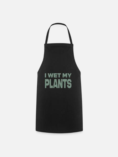 I wet my plants - Tablier de cuisine - noir