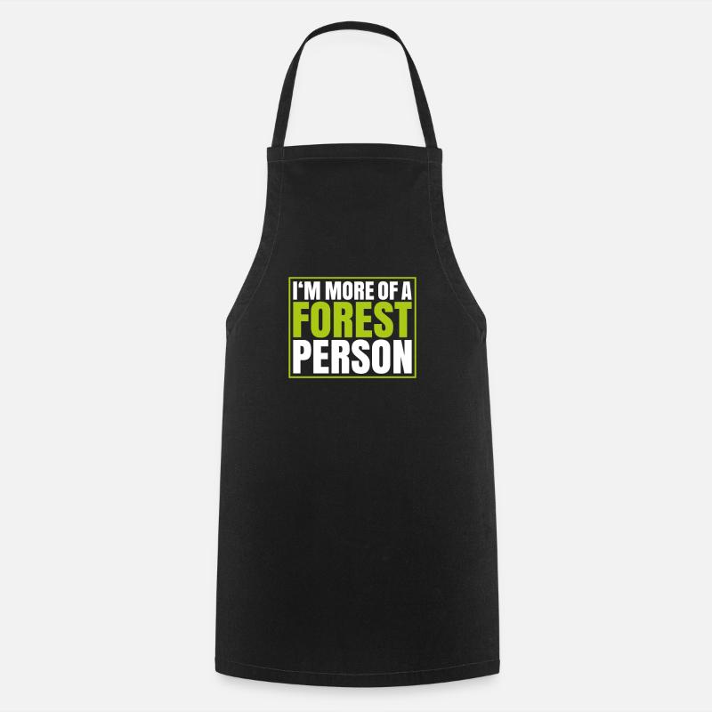 Forester Forestry Forester Forest workers Forest - Cooking Apron - black