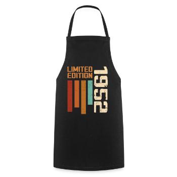 Vintage 1952 Retro 1952 Birthday Gift - Cooking Apron - black - Front - AI Model Male 185 dark (185cm)