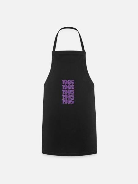 Sport 1985 - Tablier de cuisine - noir
