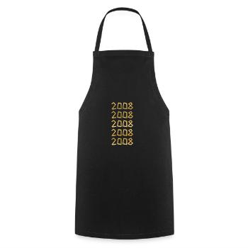 Freedom 2008 - Cooking Apron - black - Front - AI Model Male 185 dark (185cm)