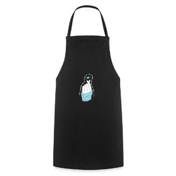 Fan d’idoles Kpop J’ai un petit ami K Amant de drame I - Tablier de cuisine - noir - Devant - AI Model Male 185 dark (185cm)