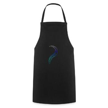 Source - Tablier de cuisine - noir - Devant - AI Model Male 185 dark (185cm)