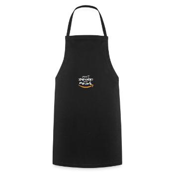 Lustiges Don't Drink And Prime Motiv Amazon - Kochschürze - Schwarz - Vorne - AI Model Male 185 dark (185cm)