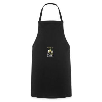 Positiv auf Müde Getestet Avocado Schlafshirt - Kochschürze - Schwarz - Vorne - AI Model Male 185 dark (185cm)