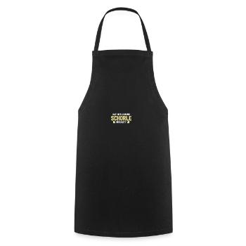 Weinschorle Schorle - Cooking Apron - black - Front - AI Model Male 185 dark (185cm)