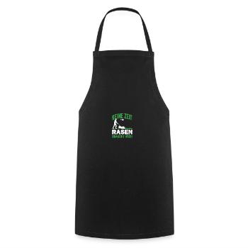 Garden Friends Lawn Whisperer Groundskeeper Gift - Cooking Apron - black - Front - AI Model Male 185 dark (185cm)