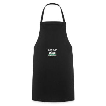 Garden Friends Lawn Whisperer Groundskeeper Cadeau - Tablier de cuisine - noir - Devant - AI Model Male 185 dark (185cm)