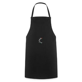 Motorcyclist Gift Motorcycle Motorcycle Helmet - Cooking Apron - black - Front - AI Model Male 185 dark (185cm)