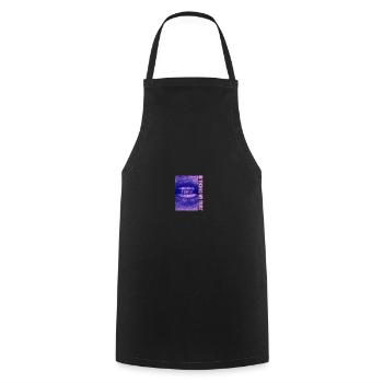 Techno Music Raver Electro Musik DJ Discjokey - Cooking Apron - black - Front - AI Model Male 185 dark (185cm)