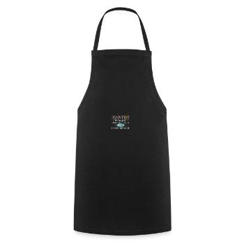 Lehrerin Stellvertretende Schulleiterin - Kochschürze - Schwarz - Vorne - AI Model Male 185 dark (185cm)