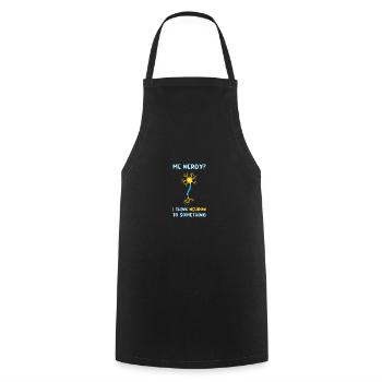 Neurone Neuronon Enseignant Cadeau - Tablier de cuisine - noir - Devant - AI Model Male 185 dark (185cm)