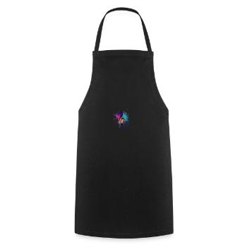 Clef de musique - Tablier de cuisine - noir - Devant - AI Model Male 185 dark (185cm)