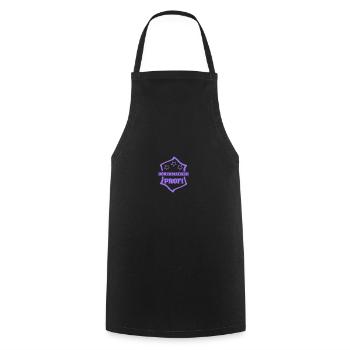 Geschenk für Bogenmacher - Kochschürze - Schwarz - Vorne - AI Model Male 185 dark (185cm)