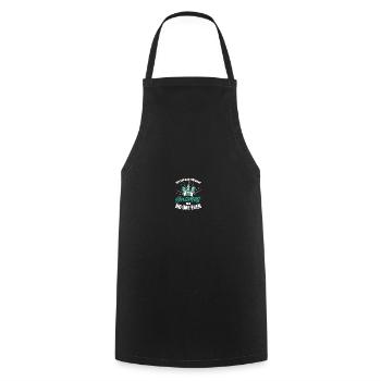 Gnomies Gardening Garden Gnome - Cooking Apron - black - Front - AI Model Male 185 dark (185cm)