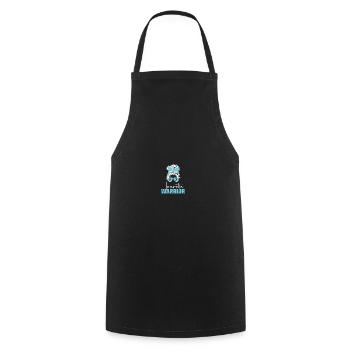 Awareness of Tourette's syndrome - Cooking Apron - black - Front - AI Model Male 185 dark (185cm)