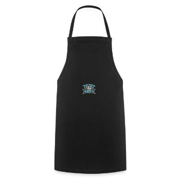 Awareness of Tourette's syndrome - Cooking Apron - black - Front - AI Model Male 185 dark (185cm)