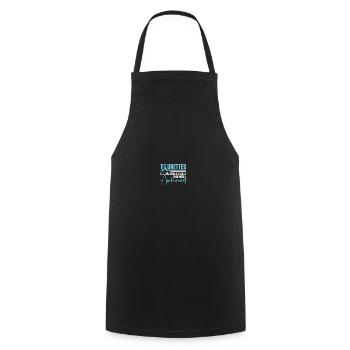 Awareness of Tourette's syndrome - Cooking Apron - black - Front - AI Model Male 185 dark (185cm)