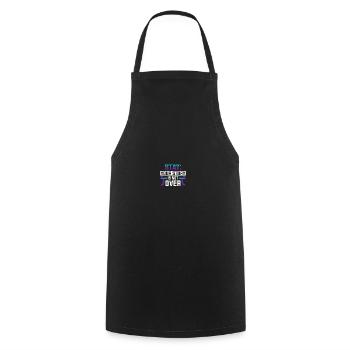 Sunflower Suicide Prevention Suicide Education - Cooking Apron - black - Front - AI Model Male 185 dark (185cm)
