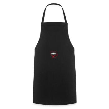 Nurse in the emergency room - Cooking Apron - black - Front - AI Model Male 185 dark (185cm)