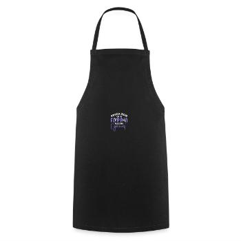 Proud gymnastics mom - Cooking Apron - black - Front - AI Model Male 185 dark (185cm)